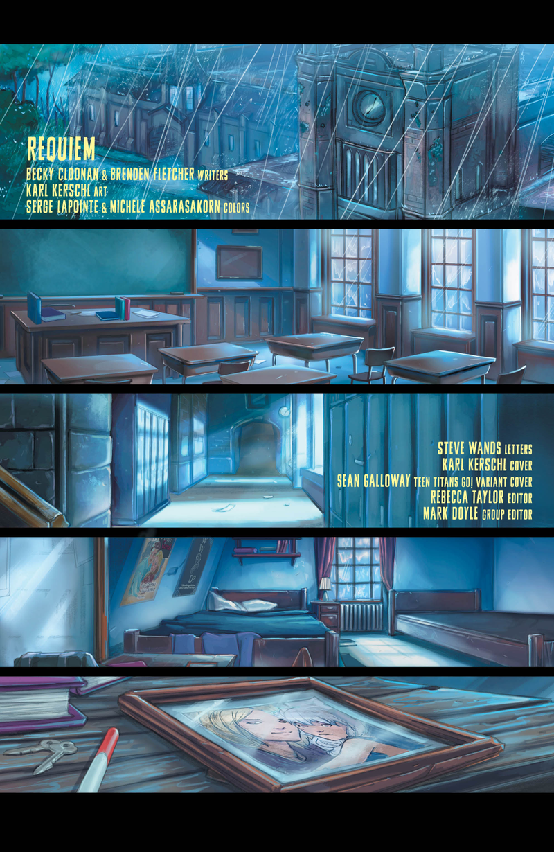 Illustration for article titled Exclusive DC preview: Gotham Academy mourns a death in the family
